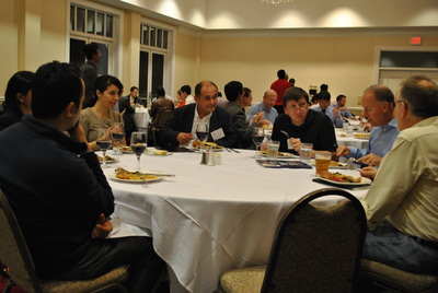 Attendees at the conference dinner