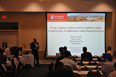 Dr. Michael Marefat (University of Arizona) gives a presentation